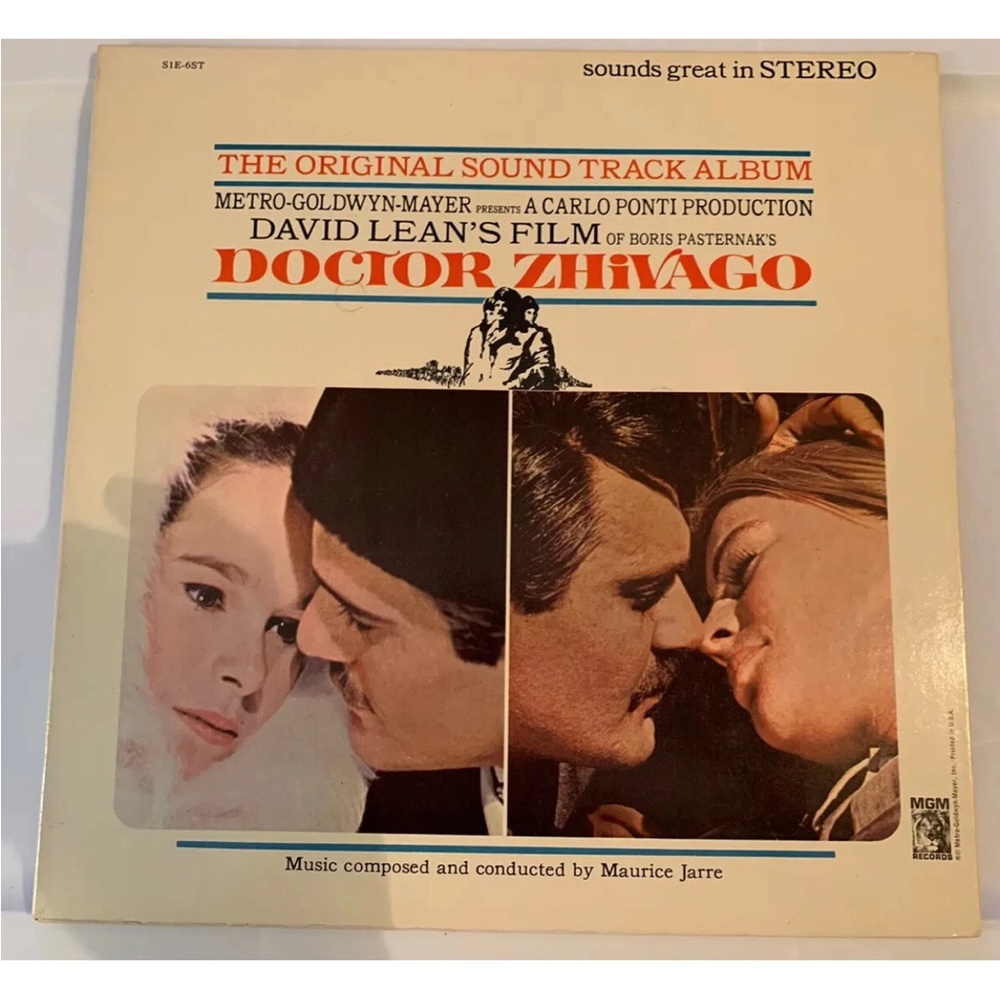Doctor Zhivago‎ Original Soundtrack Vinyl Record